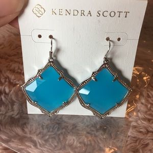 Kendra Scott aqua chalcedony Kristen earrings